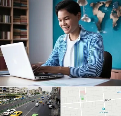 مترجم زبان انگلیسی در خیابان دامپزشکی