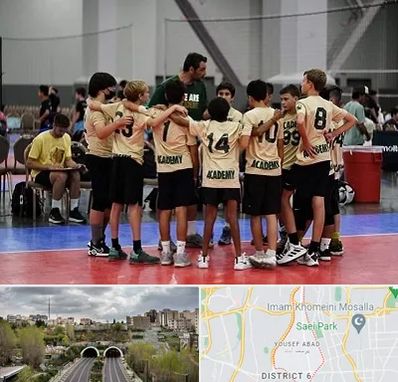 آکادمی والیبال در یوسف آباد 