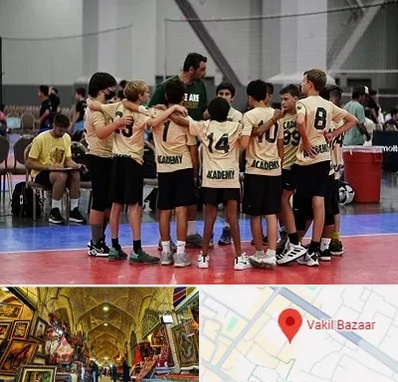 آکادمی والیبال در بازار وکیل شیراز