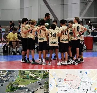 آکادمی والیبال در شاهین ویلا کرج