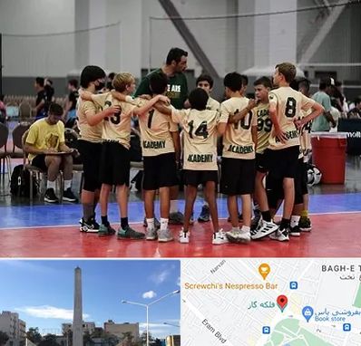 آکادمی والیبال در فلکه گاز شیراز