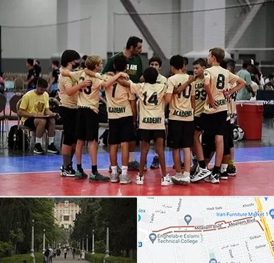 آکادمی والیبال در بلوار معلم رشت