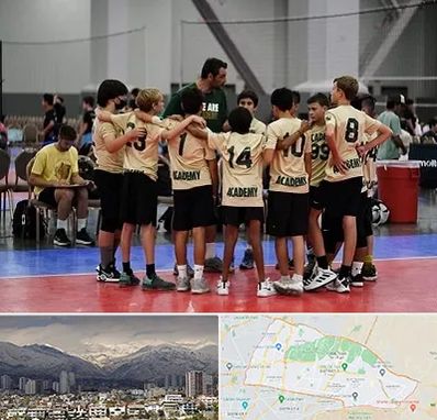 آکادمی والیبال در منطقه 4 تهران