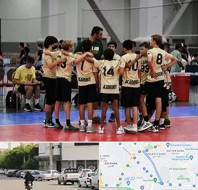 آکادمی والیبال در قدوسی شرقی شیراز