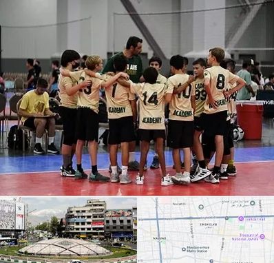 آکادمی والیبال در مرکز تهران