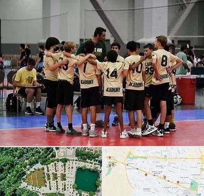 آکادمی والیبال در وکیل آباد مشهد