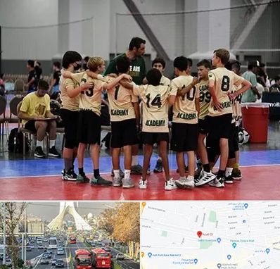 آکادمی والیبال در خیابان آزادی