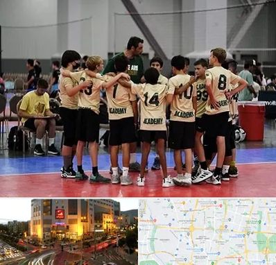 آکادمی والیبال در جنت آباد تهران 