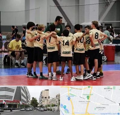 آکادمی والیبال در بلوار فردوس 
