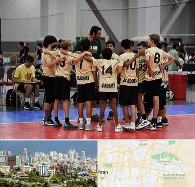 آکادمی والیبال در شرق تهران 