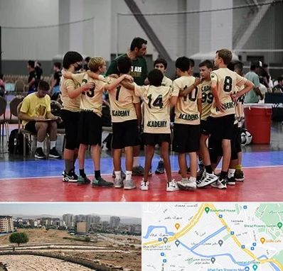 آکادمی والیبال در کوی وحدت شیراز