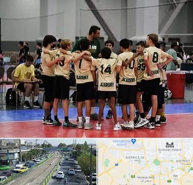 آکادمی والیبال در جنوب تهران