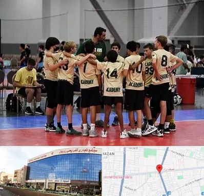 آکادمی والیبال در نصف راه تبریز