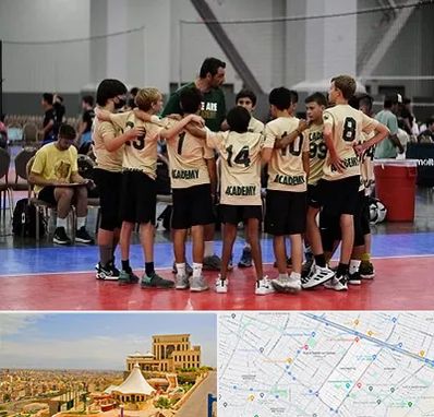 آکادمی والیبال در هاشمیه مشهد