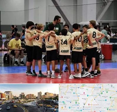 آکادمی والیبال در منطقه 7 تهران