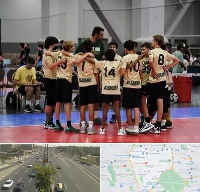 آکادمی والیبال در منطقه 17 تهران