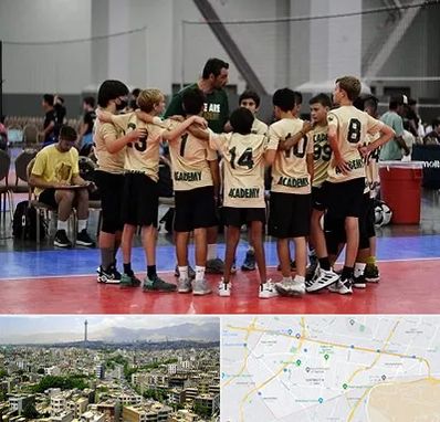 آکادمی والیبال در منطقه 8 تهران