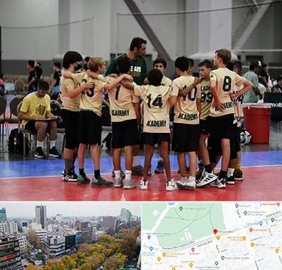 آکادمی والیبال در بلوار کشاورز