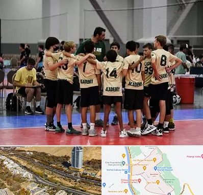 آکادمی والیبال در خیابان نیایش شیراز