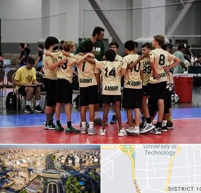 آکادمی والیبال در استاد معین