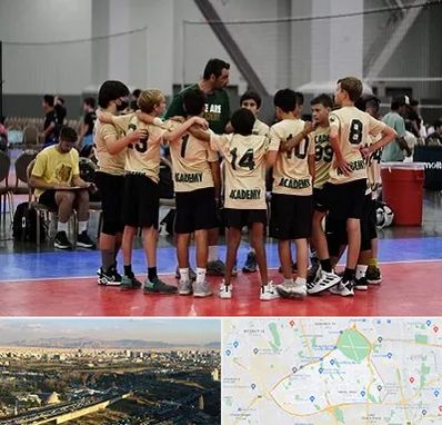 آکادمی والیبال در منطقه 19 تهران