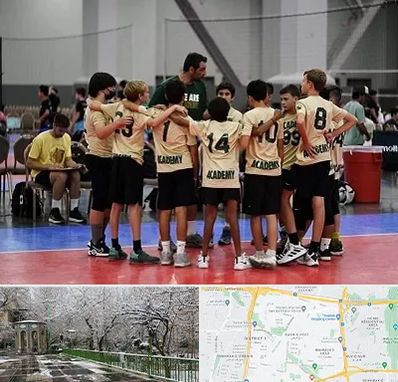 آکادمی والیبال در باغ فیض