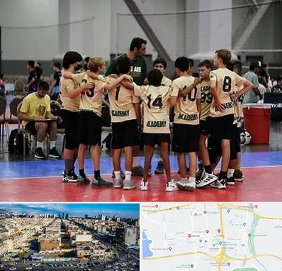 آکادمی والیبال در شهرک راه آهن