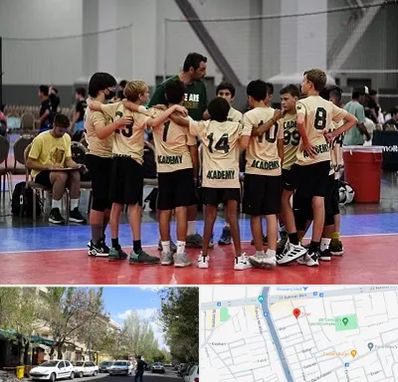 آکادمی والیبال در کوی فیروز تبریز