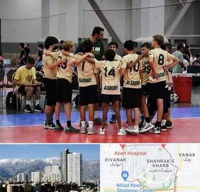 آکادمی والیبال در شهرک غرب 