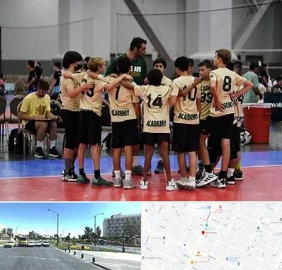 آکادمی والیبال در بلوار کلاهدوز مشهد