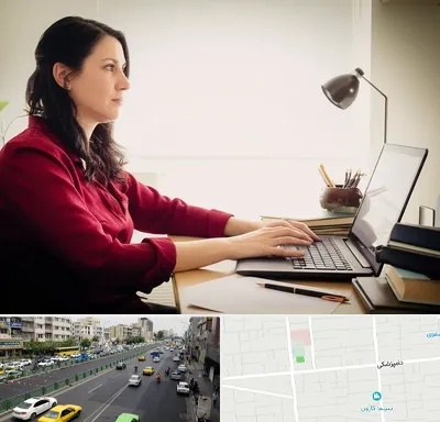 مترجم زبان فرانسوی در خیابان دامپزشکی