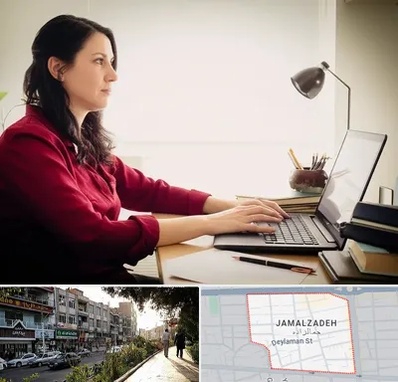 مترجم زبان فرانسوی در خیابان جمالزاده