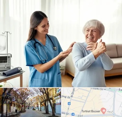 خدمات پرستاری در تربیت تبریز 