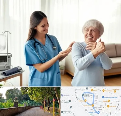 خدمات پرستاری در فلکه گاز رشت 