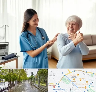 خدمات پرستاری در خیابان ارم شیراز 