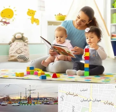 پرستار کودک و نوزاد در میدان خراسان