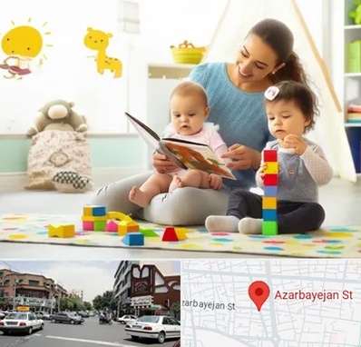 پرستار کودک و نوزاد در خیابان آذربایجان