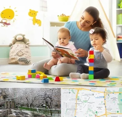پرستار کودک و نوزاد در باغ فیض 
