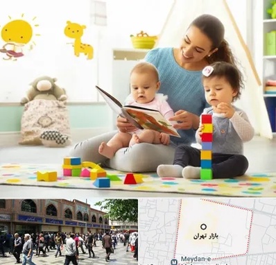پرستار کودک و نوزاد در بازار تهران
