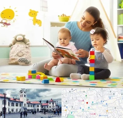 پرستار کودک و نوزاد در میدان شهرداری رشت 