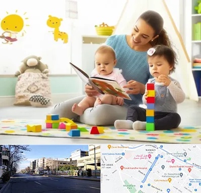 پرستار کودک و نوزاد در خیابان ملاصدرا شیراز 