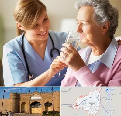 پرستار بیمار در ایرانشهر