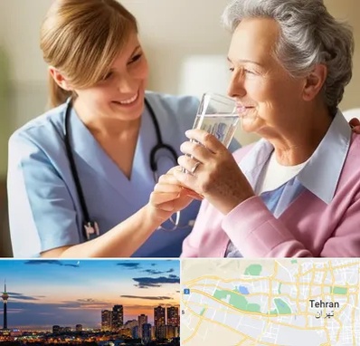 پرستار بیمار در غرب تهران 