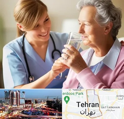 پرستار بیمار در صادقیه 