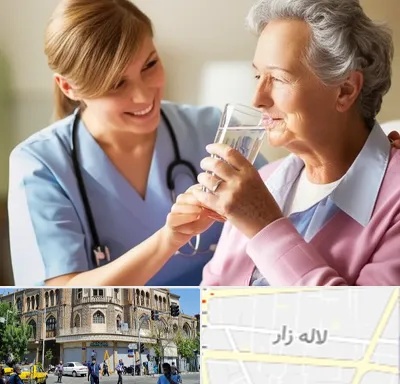 پرستار بیمار در لاله زار
