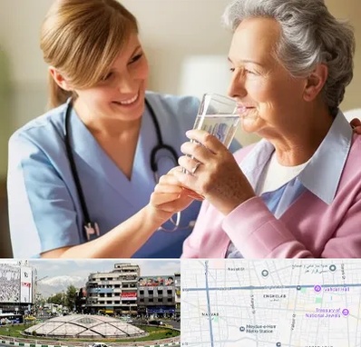 پرستار بیمار در مرکز تهران 