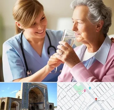 پرستار بیمار در مصلی مشهد 