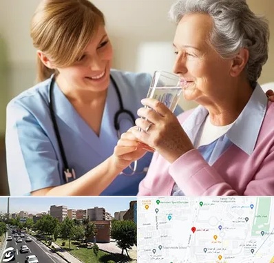 پرستار بیمار در شهرک آزمایش 
