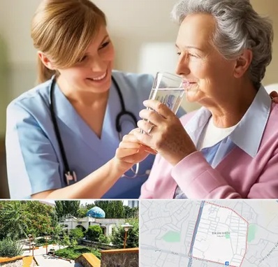 پرستار بیمار در باغمیشه تبریز 