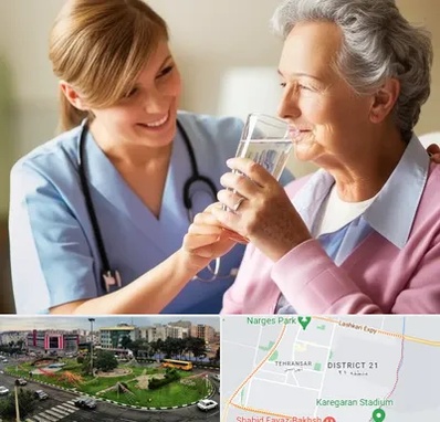 پرستار بیمار در تهرانسر 